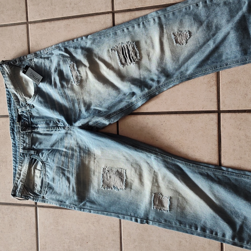 Buffalo David Bitton Slim Straight Jeans. 38x30